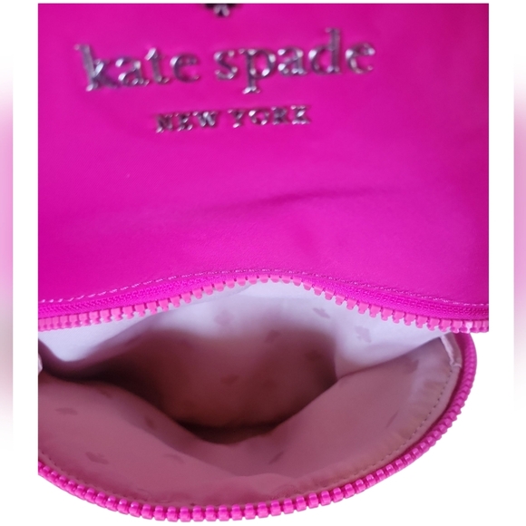 Kate Spade New York Karissa Nylon Magenta/Hot Pink Medium Backback - Picture 8 of 11